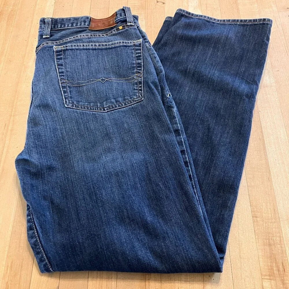 Lucky Brand 329 Mens Vintage 2013 Classic Straight Jeans Size 34x31 Blue AN EXC - Picture 12 of 13